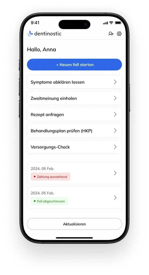 Online-Beratung Symptome klären