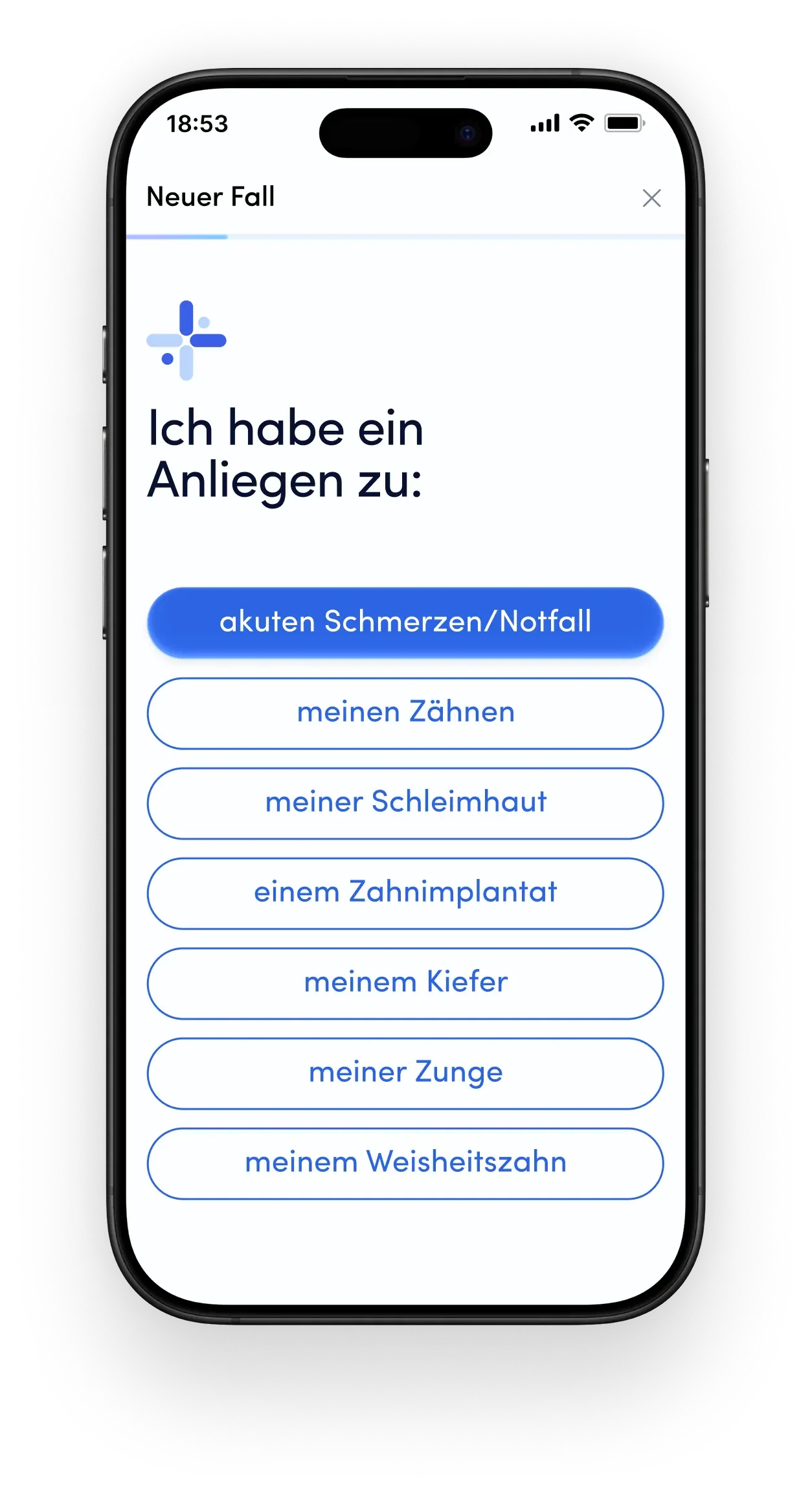 Akute Zahnschmerzen und Notfall: schnelle Online-Einschätzung